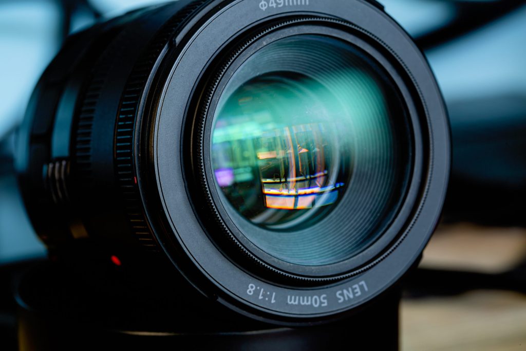 Knights Legal Services - A close up of a camera lens on a table.